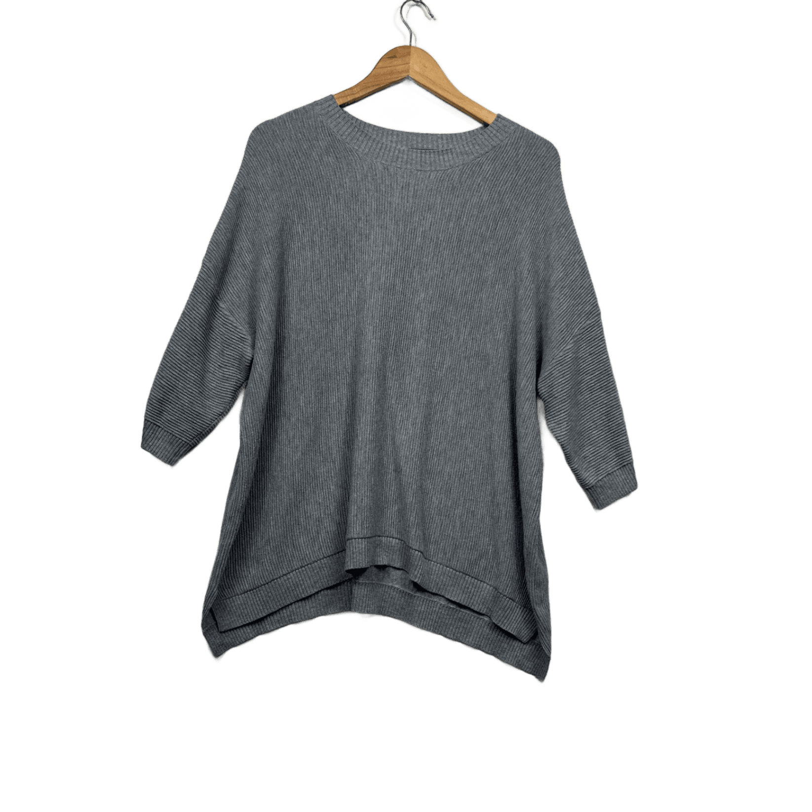 Target Grey Crew Neck Pullover Jumper Knit Top Size 14
