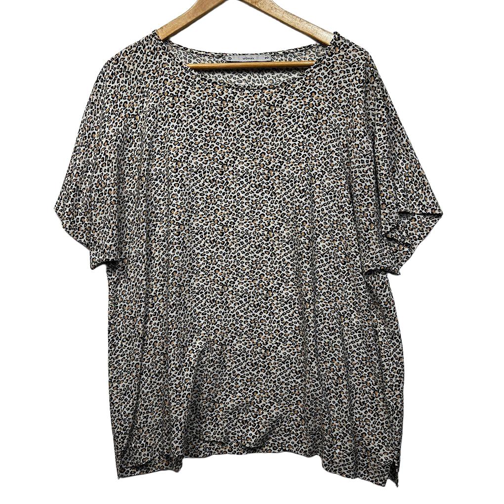 Target Leopard Print Top - Size 20