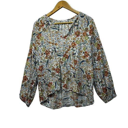 Target Multicoloured Floral Cotton Top - Size 18