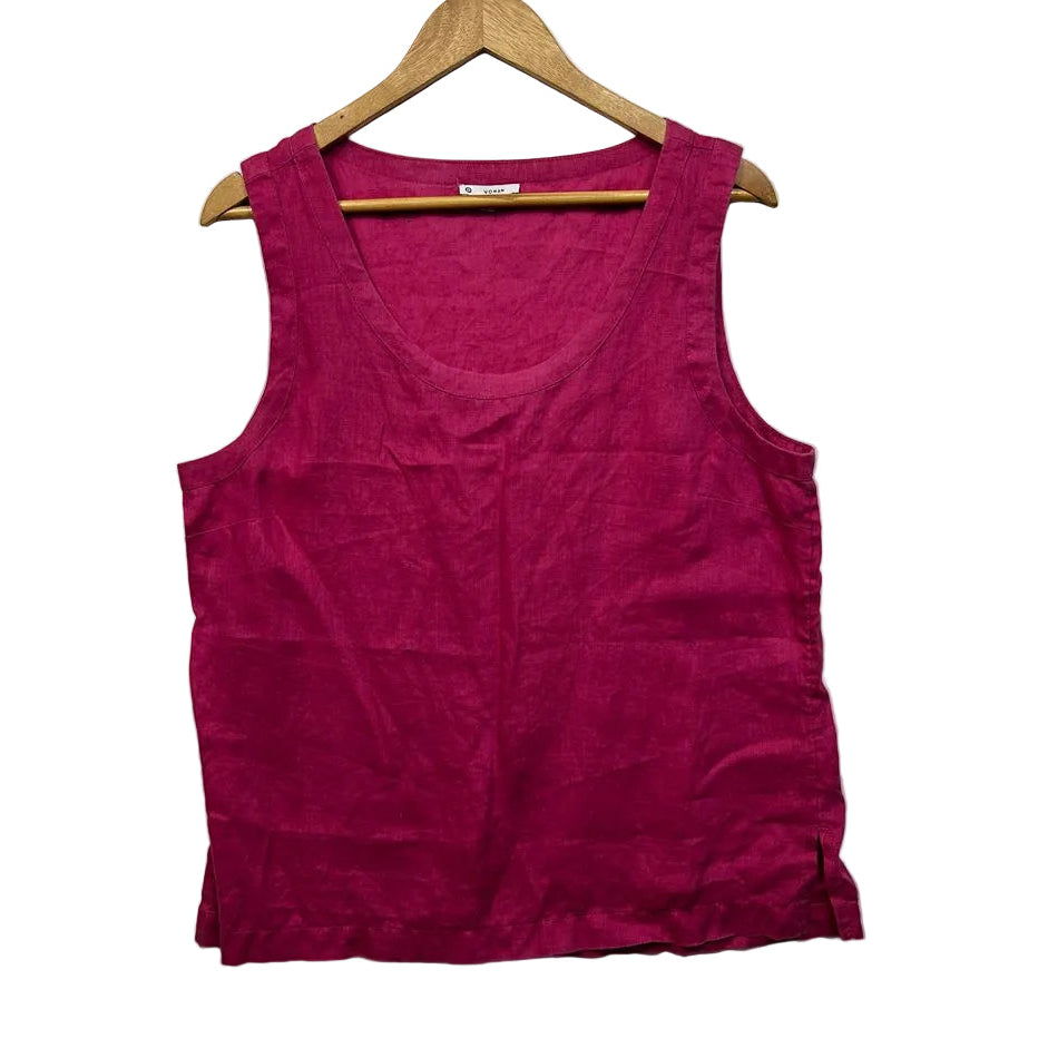 Target Pink Linen Top - Size 12