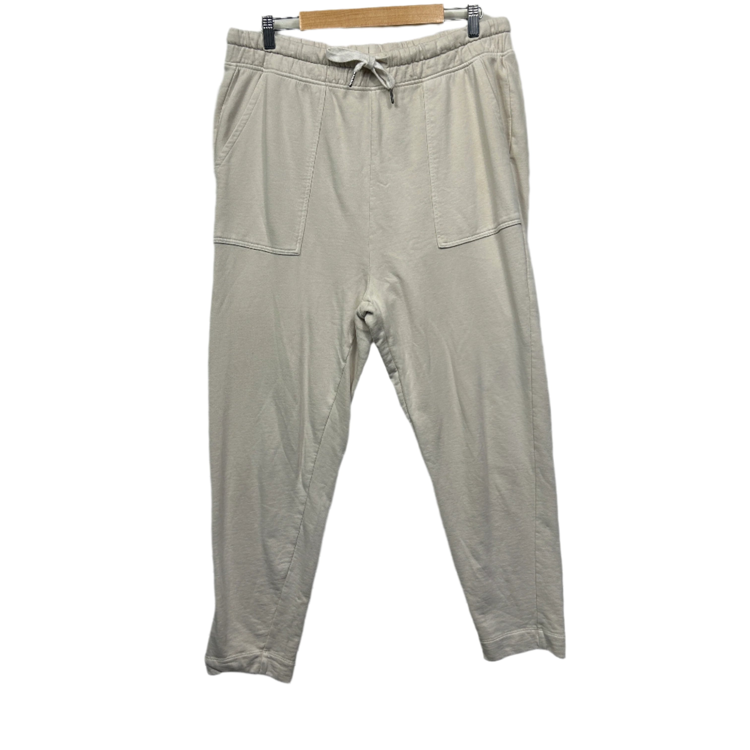 Target Sweat Pants Size 16 Beige Pockets Activewear