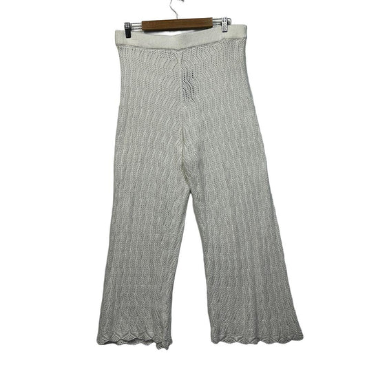 Target White Cotton Crochet Pants - Size L