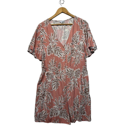 Target Woman Pink Floral Dress - Size 18