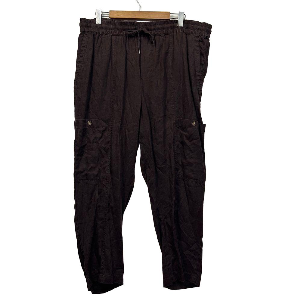 Target Brown Linen Pants - Size 20