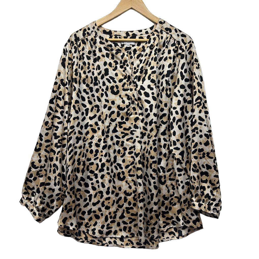 Target Leopard Print Top - Size 24
