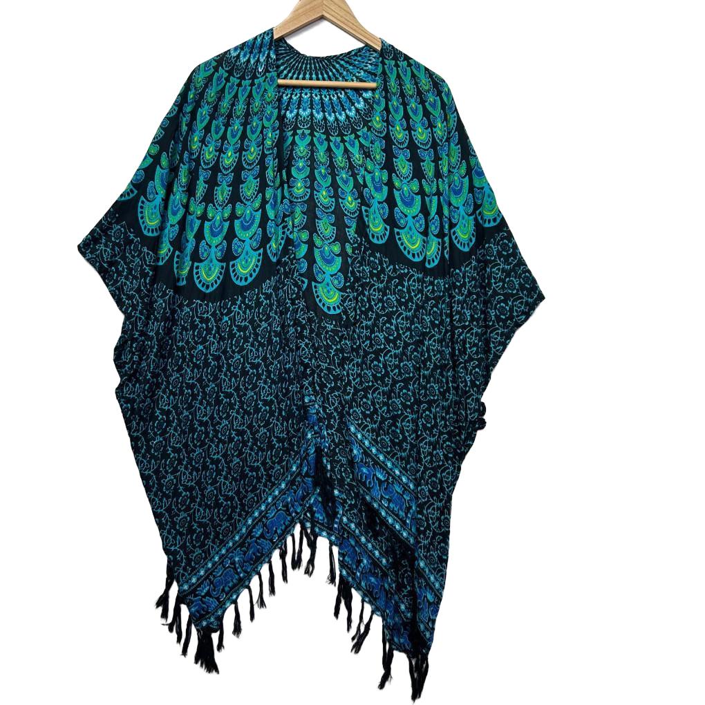 Teal Kimono Duster Jacket  -  One Size TBC