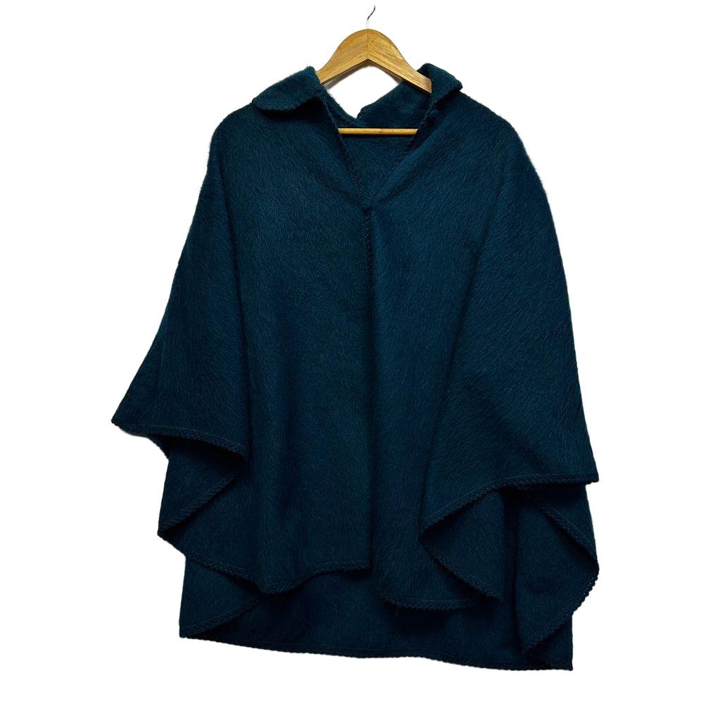 Teal Poncho - One Size