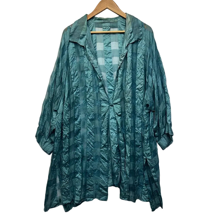 Teal Sheer Kimono - Size XL