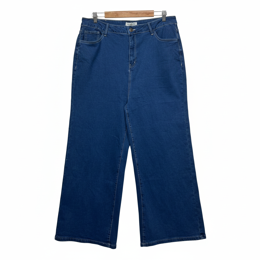 The Lullaby Club Denim Wide Leg Jeans - Size 16