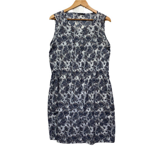 Tokito White Paisley Sleeveless Dress - Size 16