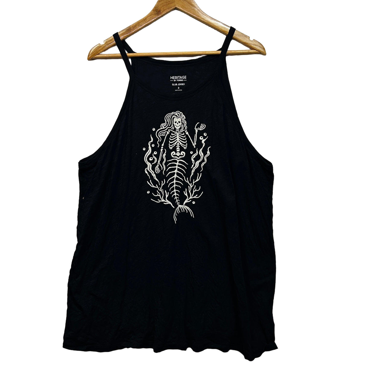 Torrid Black Plus Size Cotton Tank Top - Size 3/20/22