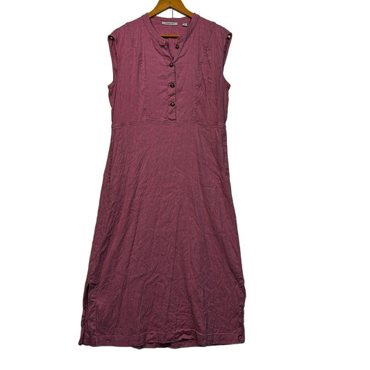 Trenery Pink Linen Dress - Size 12