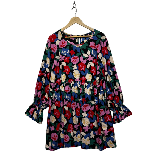 Simply Be Multicoloured Floral Dress - Size 18/20