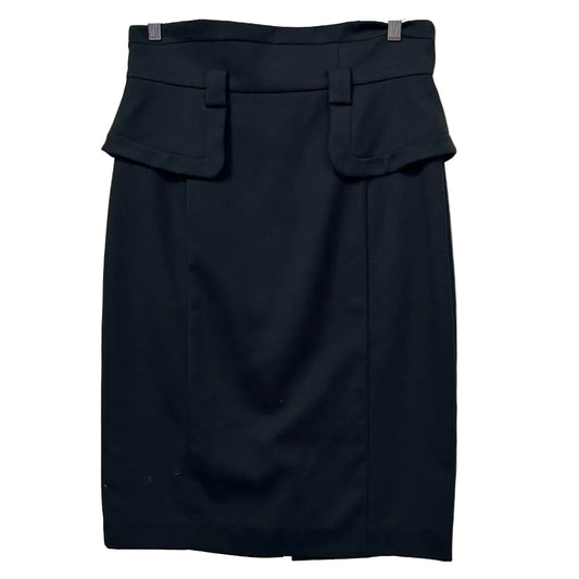 Veronika Maine Black Pencil Skirt - Size 14