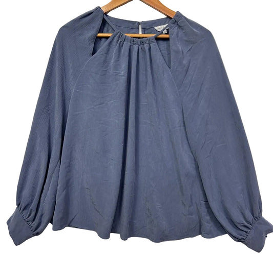 Veronika Maine Blue Blouse - Size 14