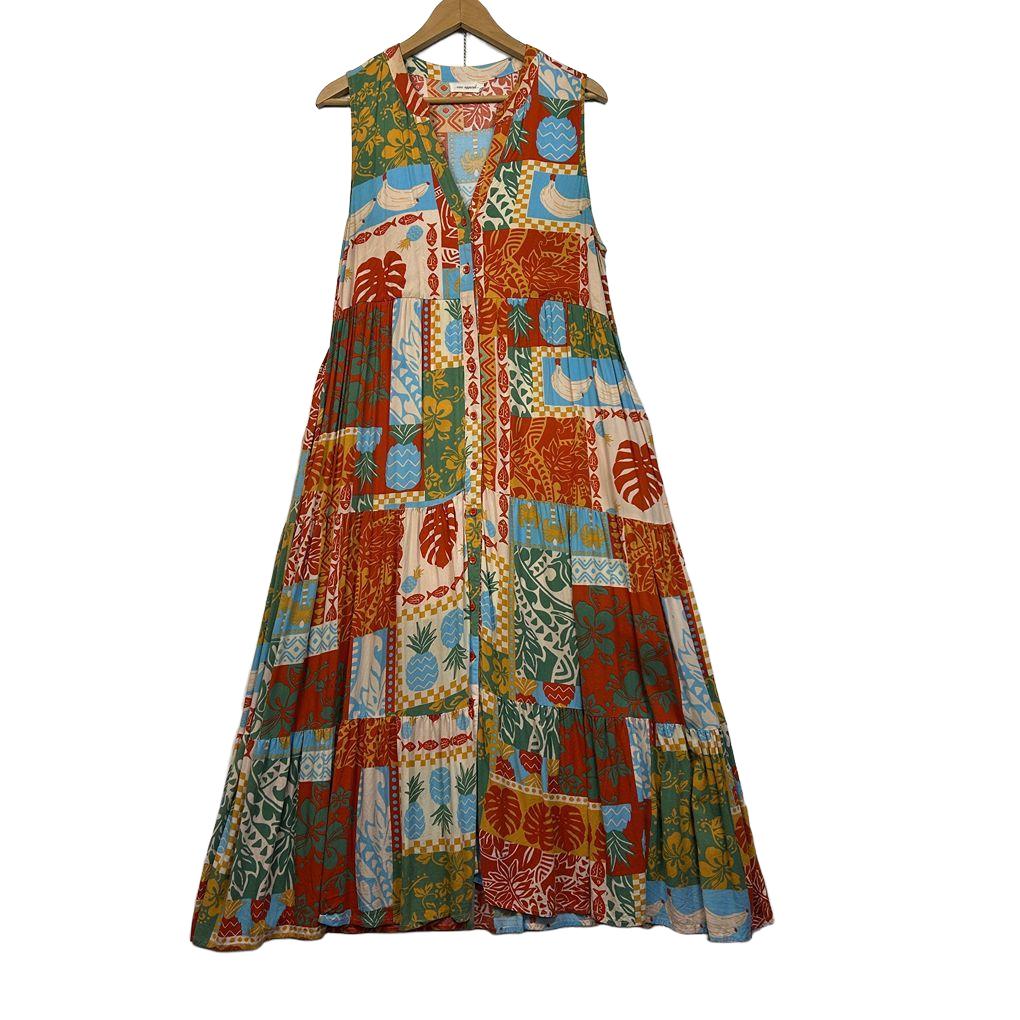 Vine Apparel Multicoloured Dress - Size 12