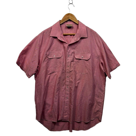 Vintage Clancy's Pink Cotton Made in Australia Mens Shirt - Size XXL