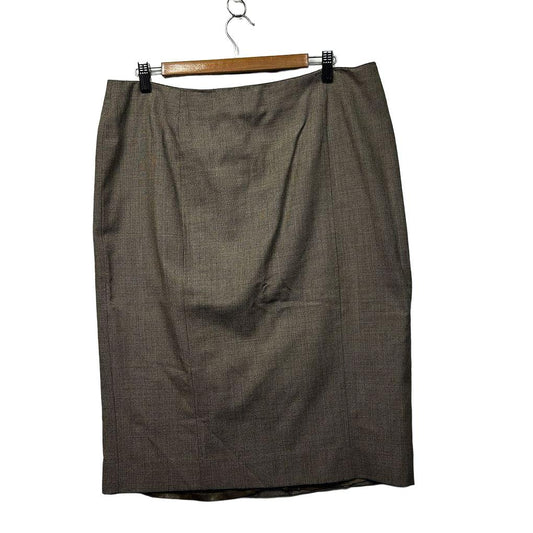 Perri Cutten Check Skirt - Size 16