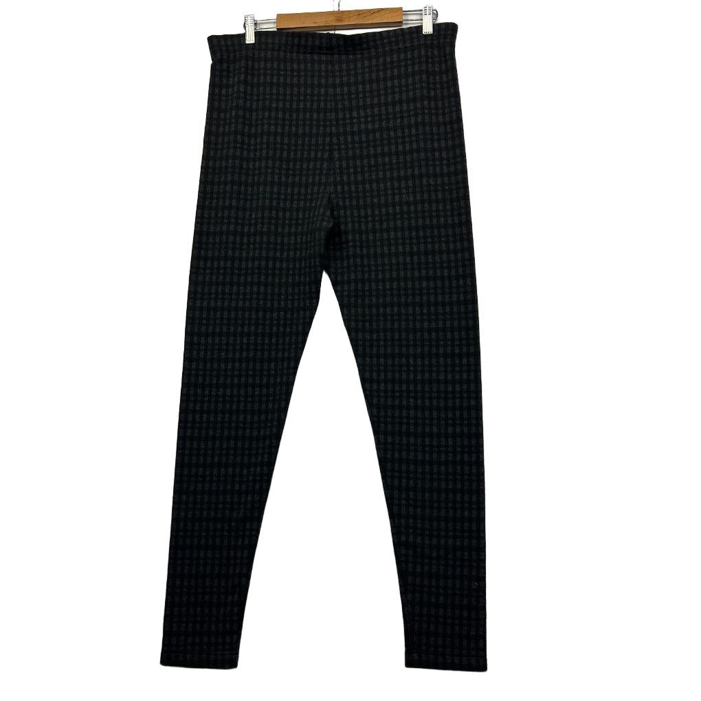 Vintage Target Grey Check Leggings - Size 14/16