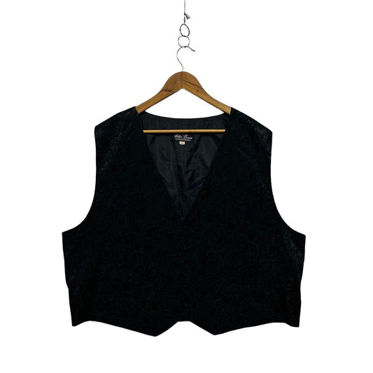 Vintage Walter Benson Made in Australia Black Mens Vest - Size 5XL