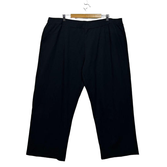 Virtuelle Black Plus Size Pull On Pants - Size 22/24