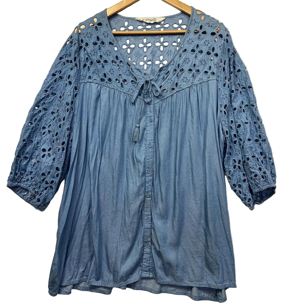 Virtuelle Blue Blouse - Size 24