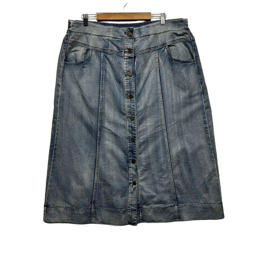 Virtuelle Blue Denim Skirt - Size 20
