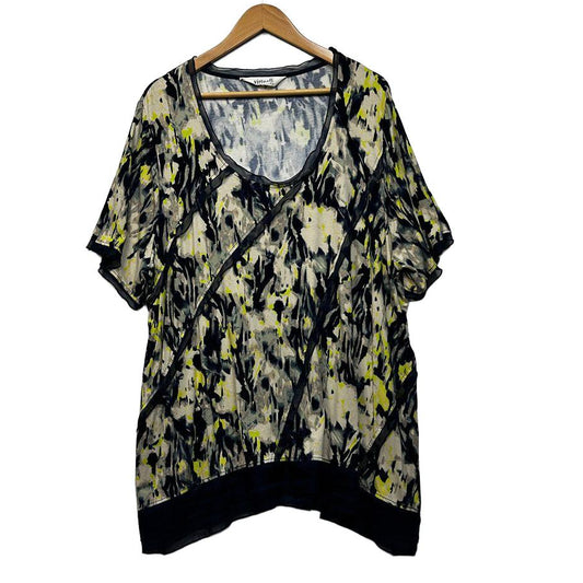 Virtuelle Multicoloured Plus Size Top - Size L/20