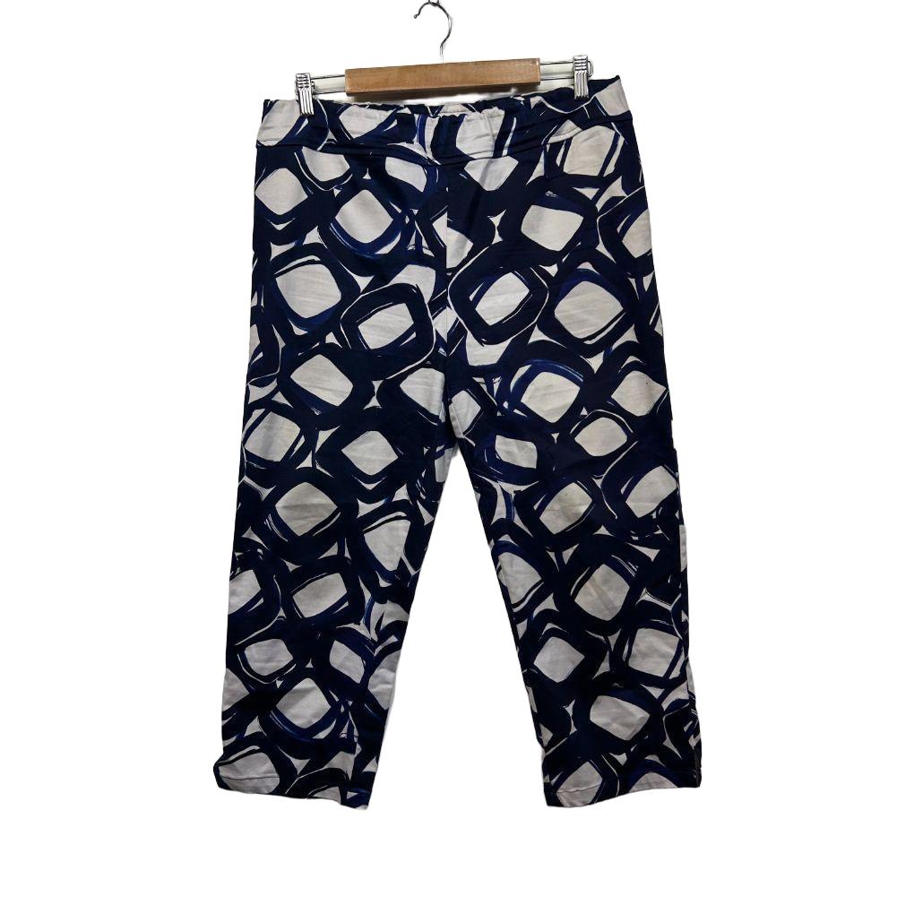 Virtuelle Navy Cotton Pants - Size 14