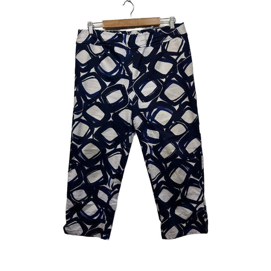 Virtuelle Navy Cotton Pants - Size 14