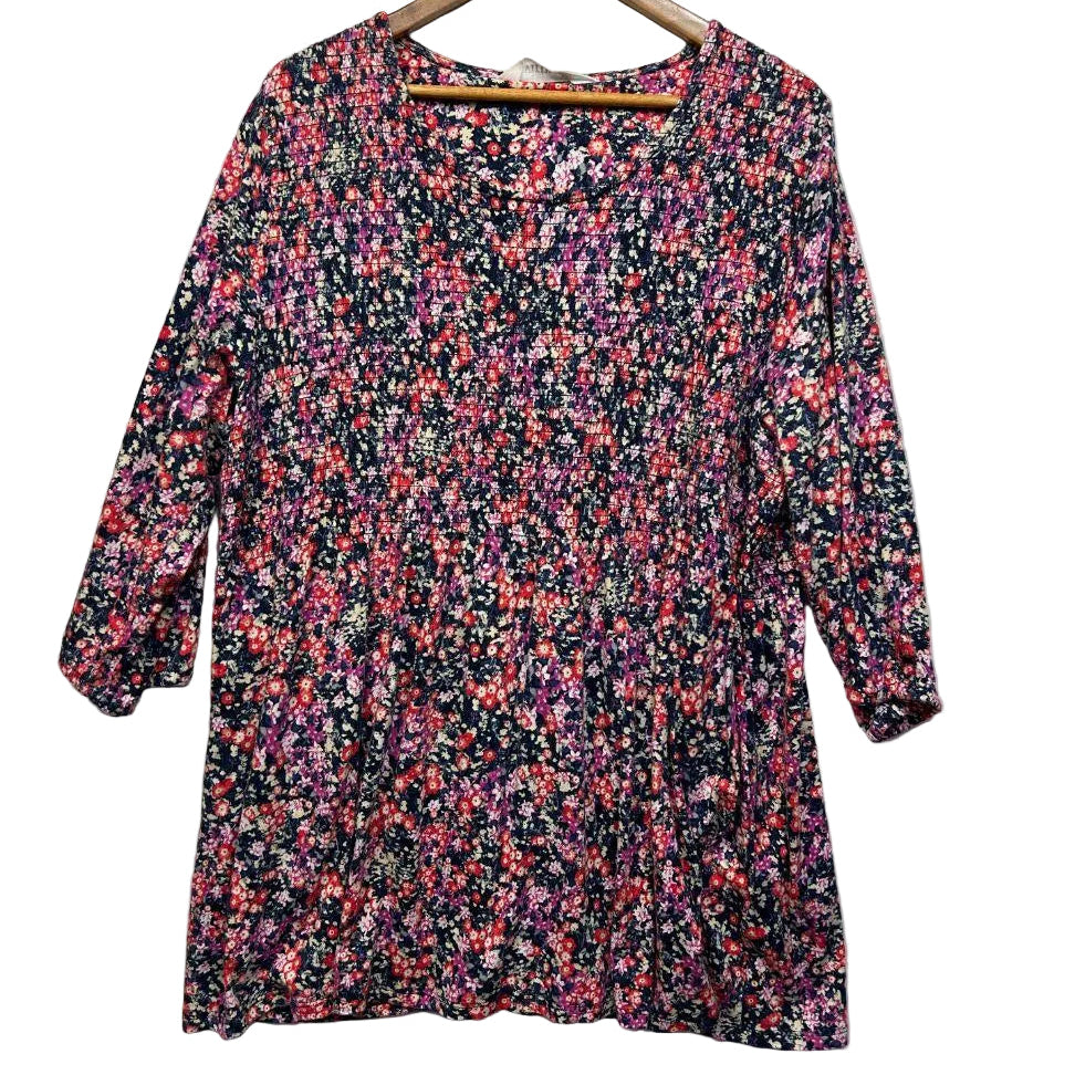 Virtuelle Floral Cotton Top - Size 22/XL