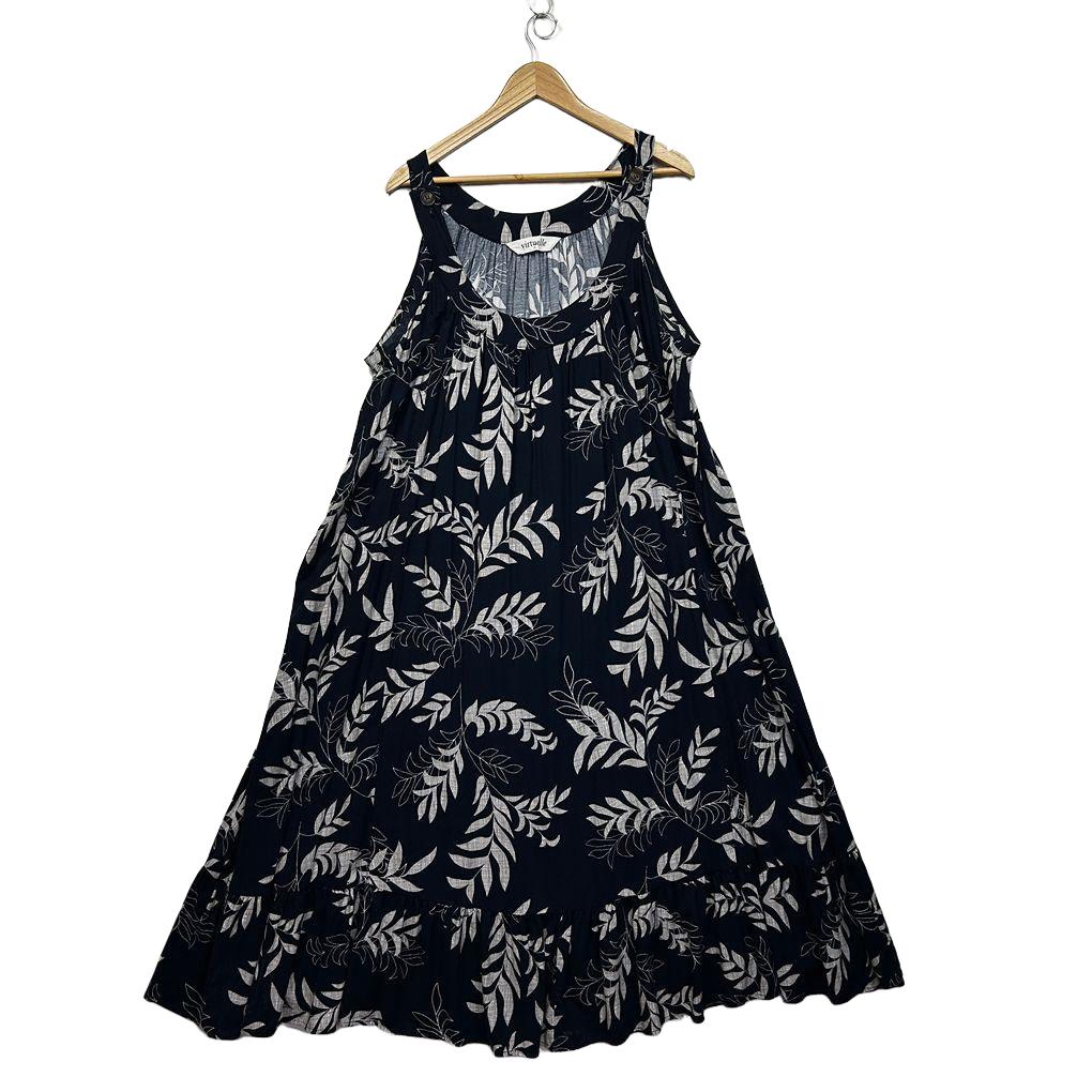 Virtuelle Navy Plus Size Maxi Dress - Size 20