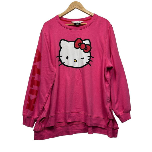 Virtuelle Pink Hello Kitty Cotton Sweater - Size 18