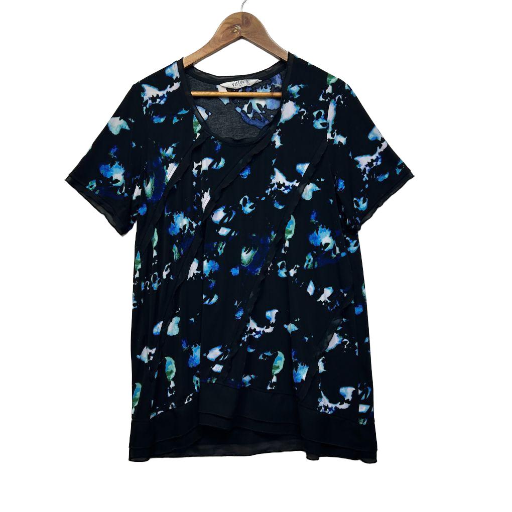 Virtuelle Multicoloured Top - Size 14