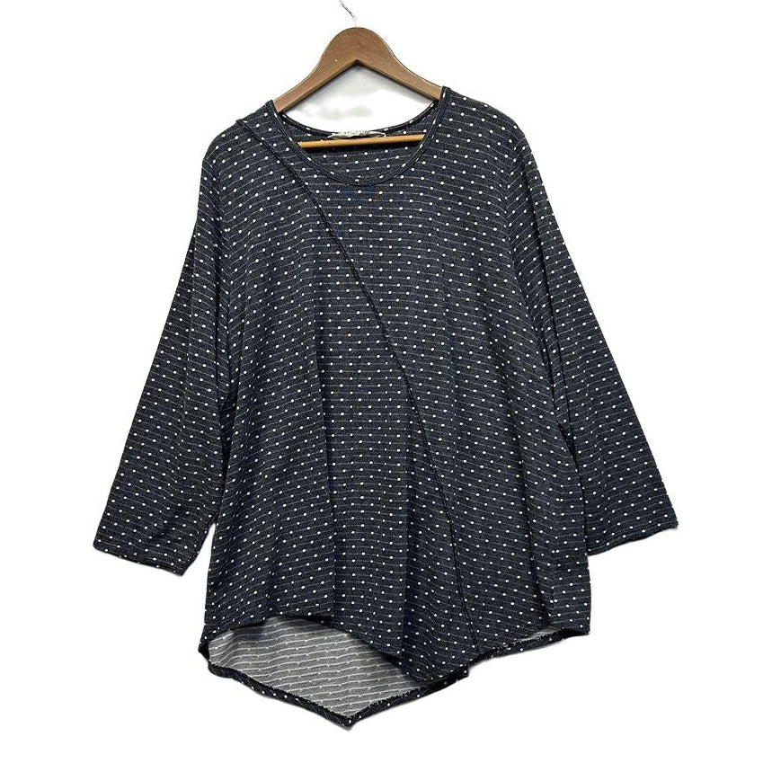 Virtuelle Grey Cotton Top - Size 22/XL