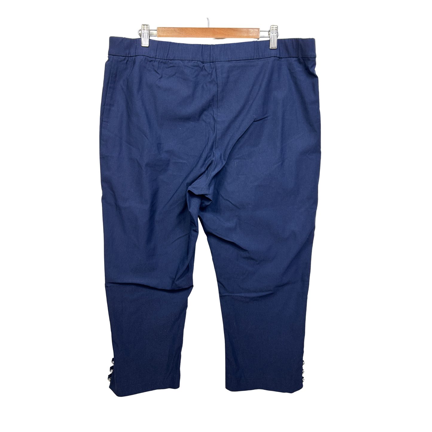 W Lane Navy Cropped Pants - Size 20