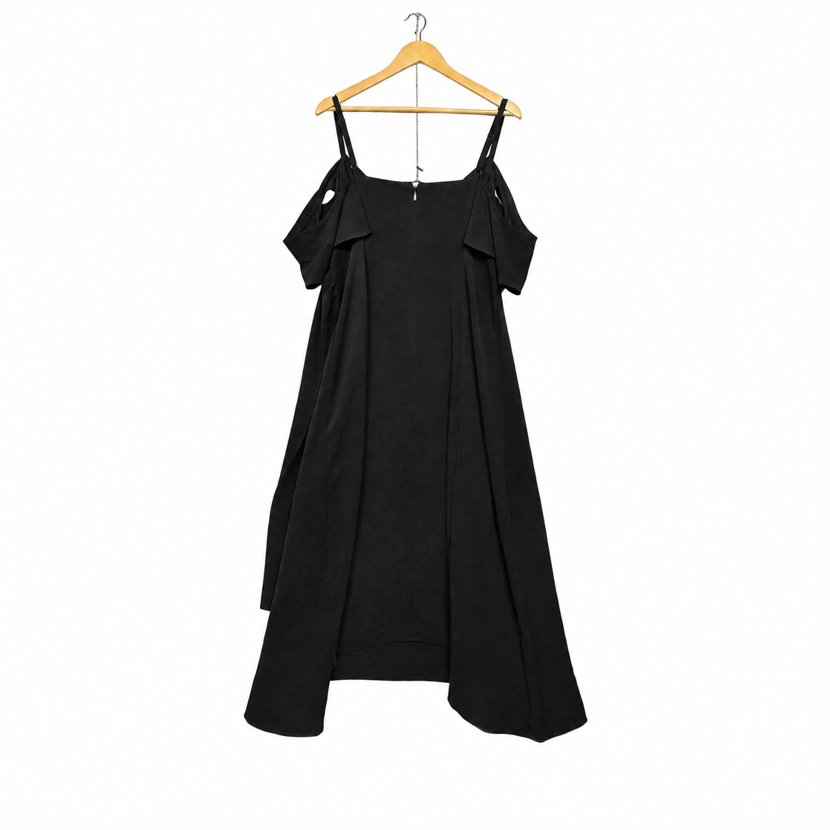 City Chic Black Cold Shoulder Cocktail Dress - Size XS/14