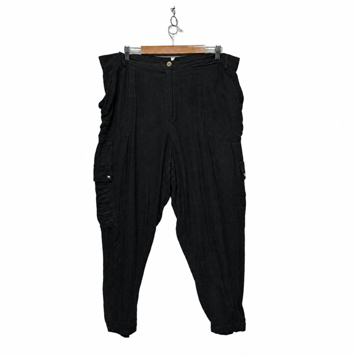 Beme Black Plus Size Pants - Size 22