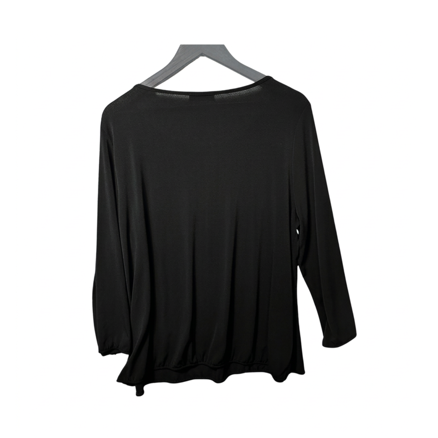 Jacqui E Black Top - Size XL