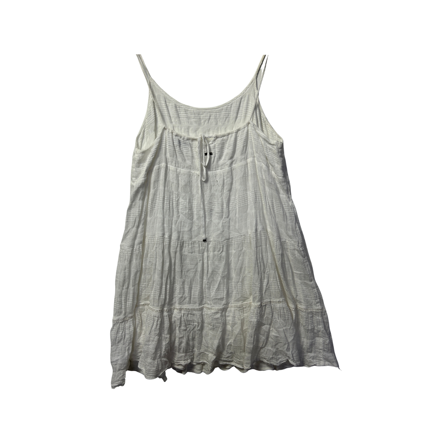 Ghanda White Cotton Dress - Size L