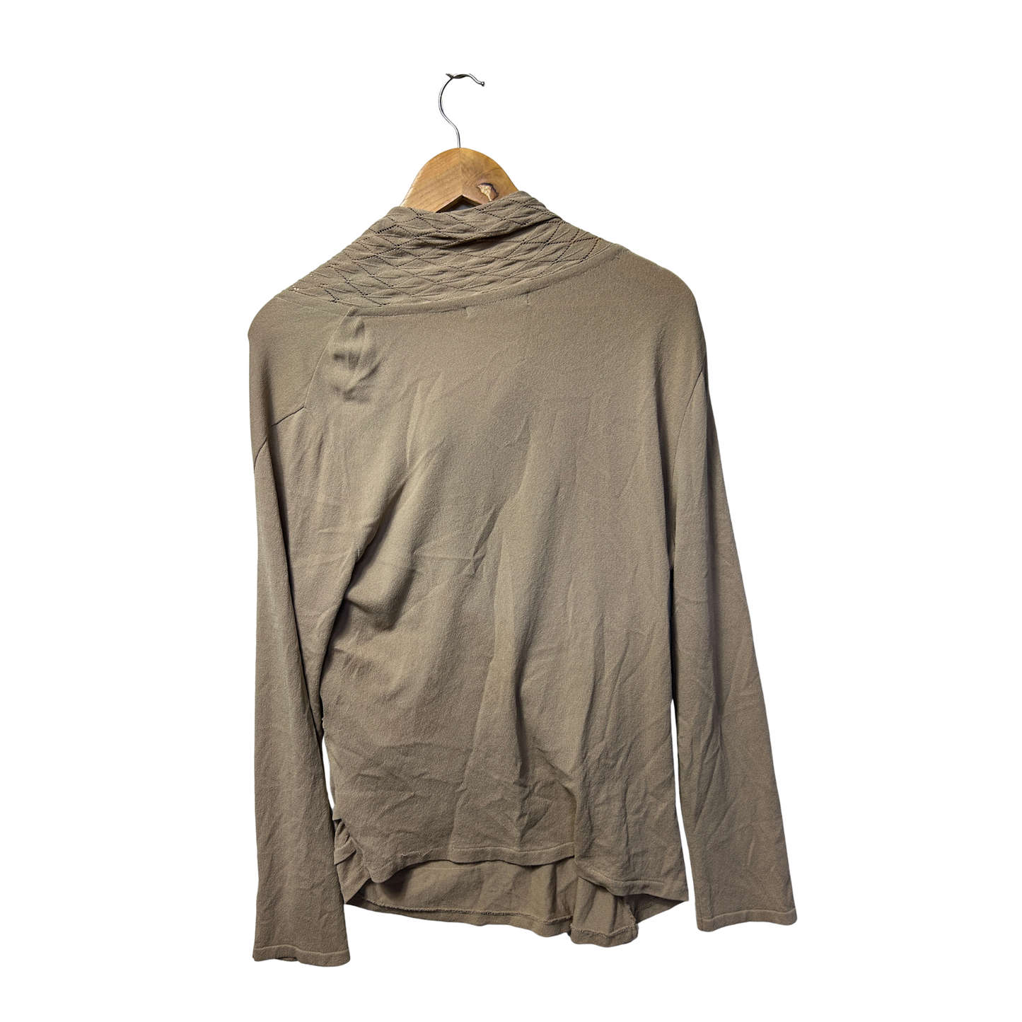 Zaket & Plover Beige Cowl Neck Top - Size XL
