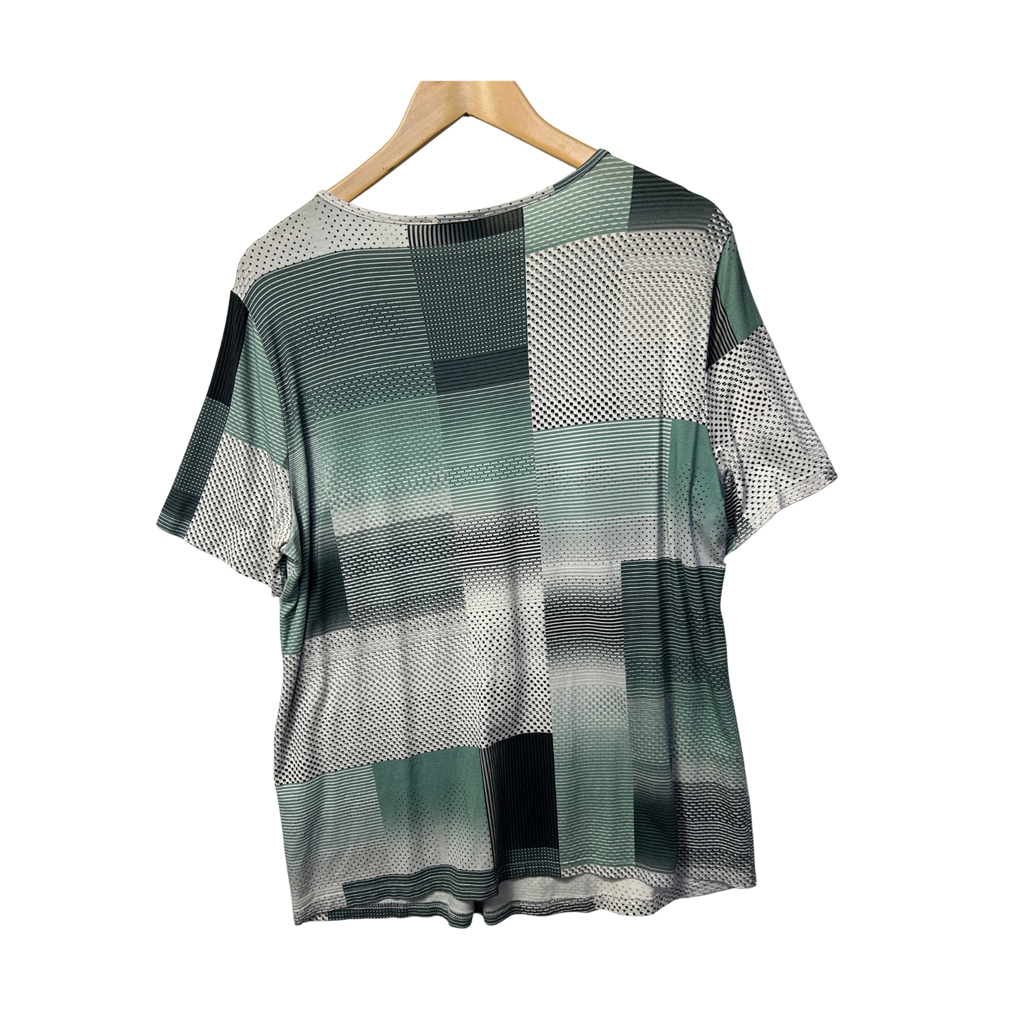 Established Green Check Top - Size 16