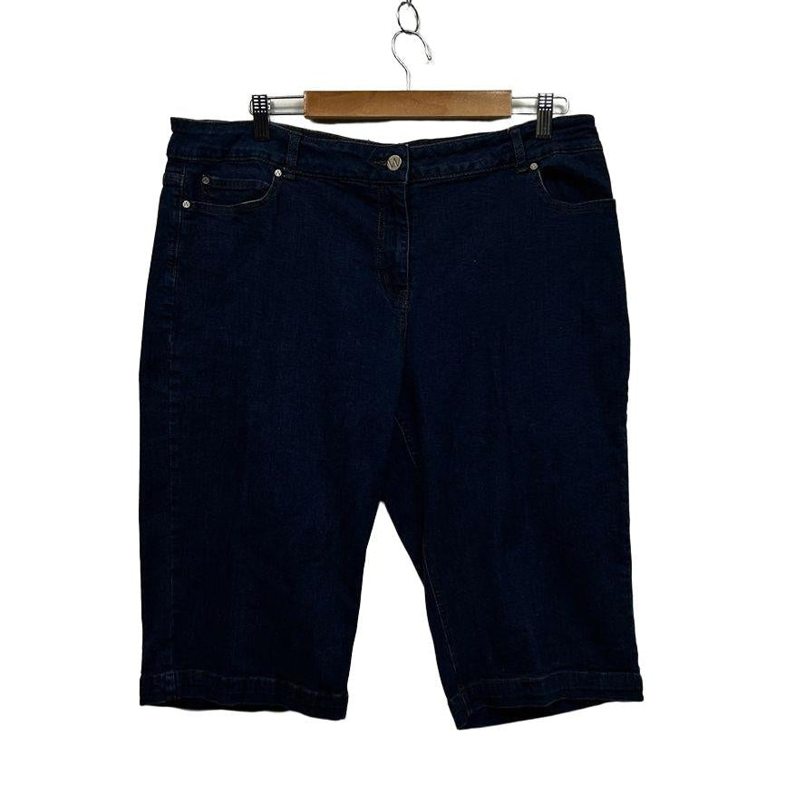 W.Lane Blue Denim Shorts - Size 18