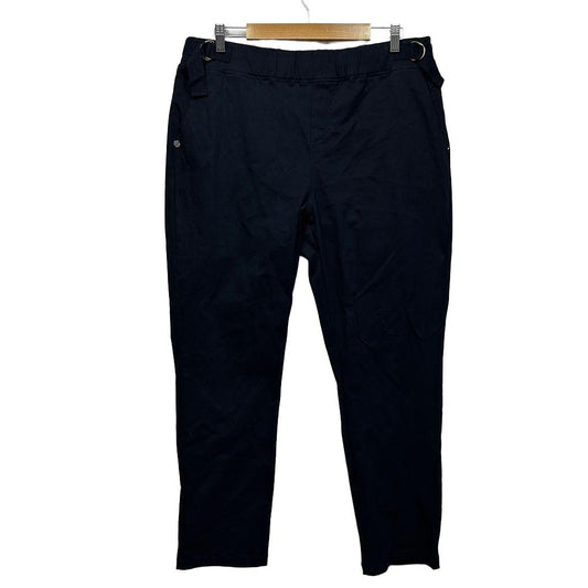 W.Lane Navy Plus Size Cotton Pants - Size 18