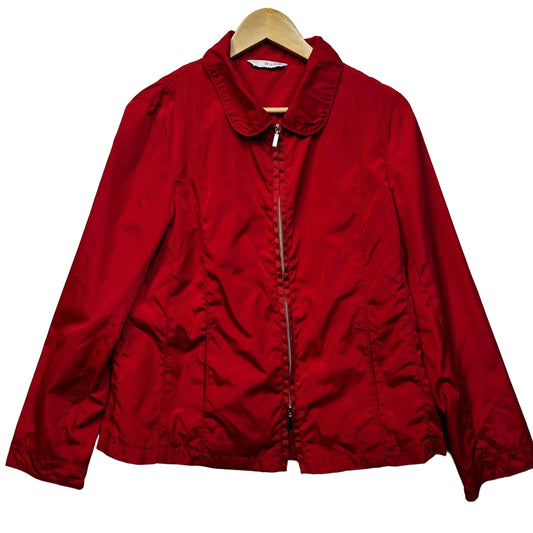 W.Lane Red Windbreaker Jacket - Size 14/16