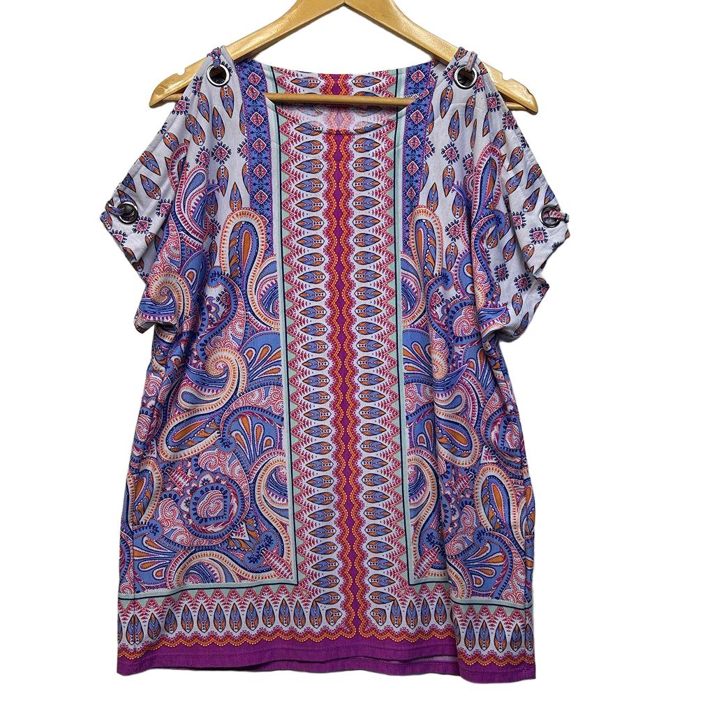 Paisley Print Top