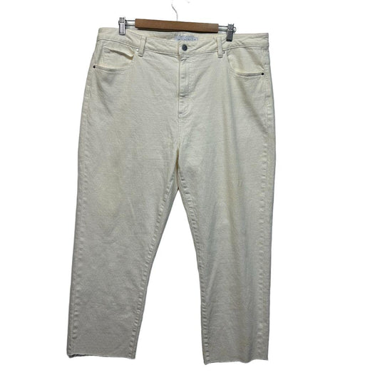 Witchery Cream Jeans - Size 20