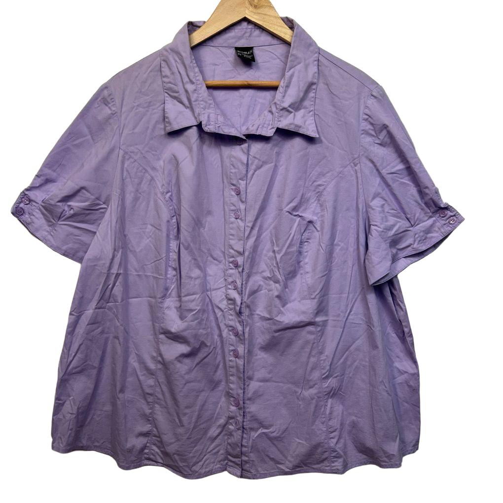 Woman Lilac Cotton Top - Size 24