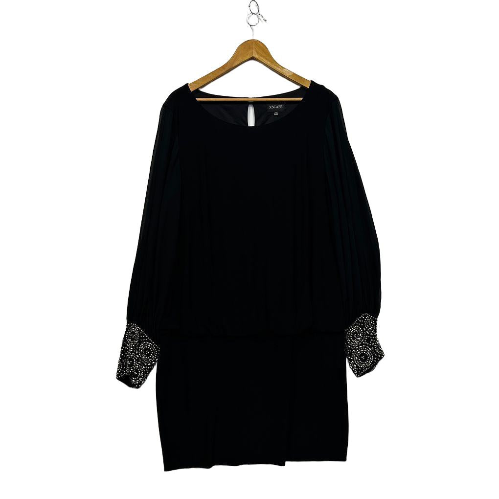 Xscape Black Made in the USA Plus Size Dress - Size 20W