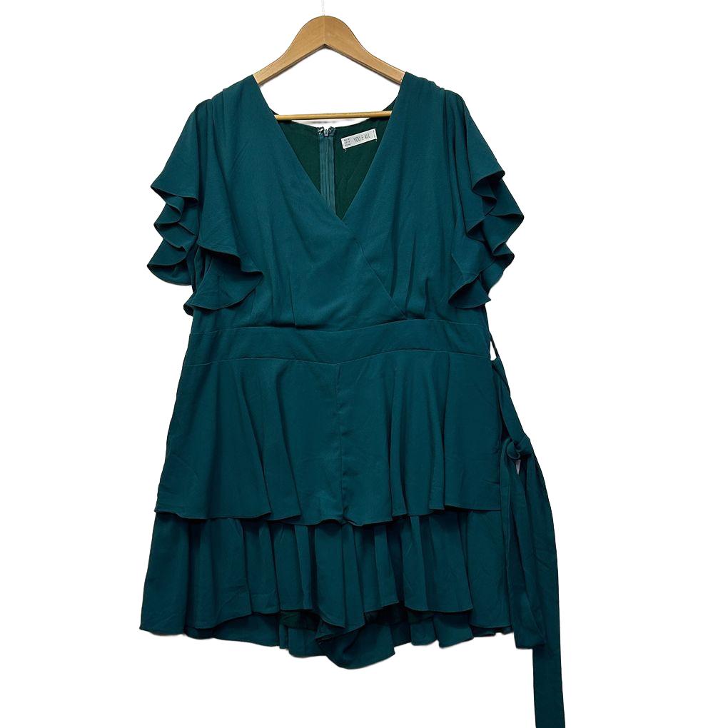 You + All Teal Playsuit- Size 18
